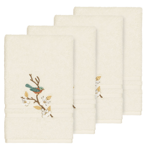 Laurel Foundry Modern Farmhouse Hille 4 Piece Turkish Cotton Hand towel Set & Reviews Wayfair.ca